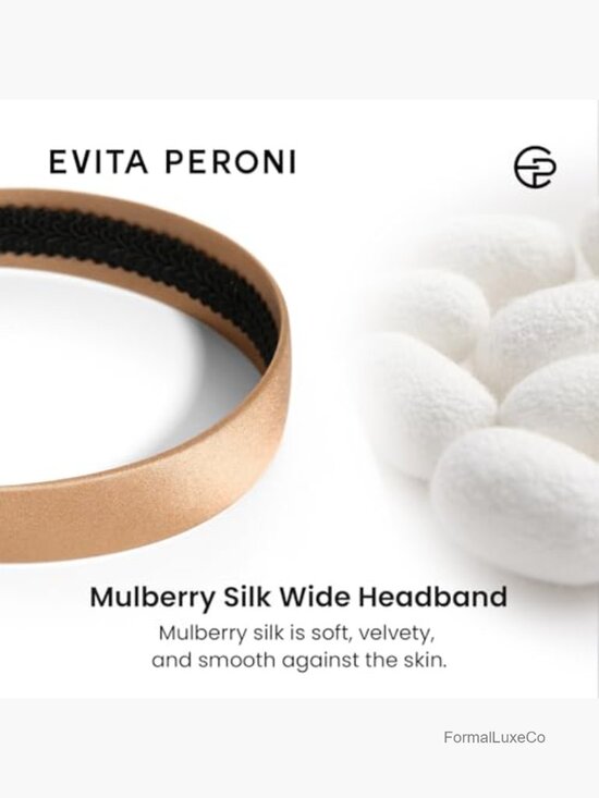 Mulberry Silk Wide Headband for Women Hair Band main image 4
